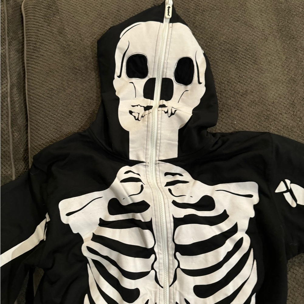 Tipsy Elves skeleton zip up costume